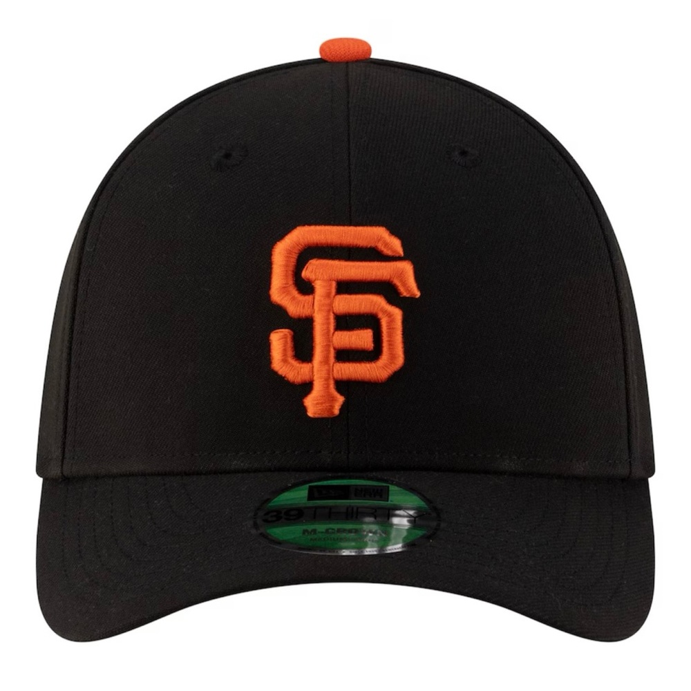 New Era San Francisco Giants Black and Orange 39THIRTY Stretch Fit Hat NWOT